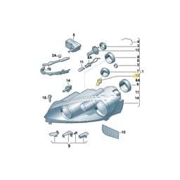 N10733102 Volkswagen Bulb Carrier With Bulb