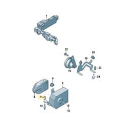N90511301 Volkswagen Oval Hexagon Socket Bolt