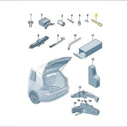 5NA805615 Volkswagen Tow Hitch Eye
