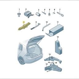 5WA011031 Volkswagen Jack Bracket