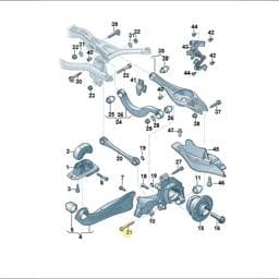 WHT009290 Volkswagen Collar Bolt