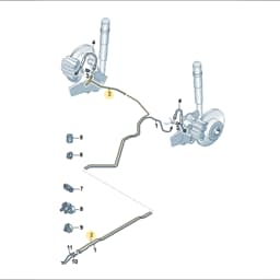 5WA614742H Audi Brake Hose Fitting