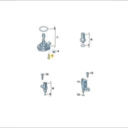 N91180401 Volkswagen Hexalobular Flange Bolt
