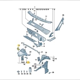 5WA810812A Volkswagen Bearing Fix. for Engine Support