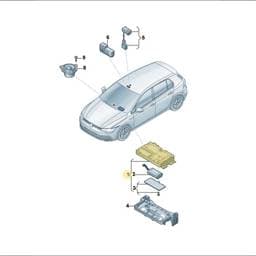 5WA035285A Volkswagen Online Services Control Unit