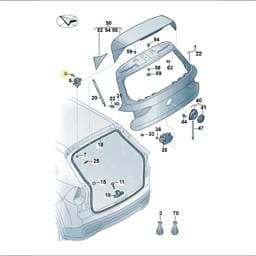 WHT005609 Volkswagen Hexagon Collar Bolt