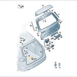 N90511505 Volkswagen Hexagon Collar Nut