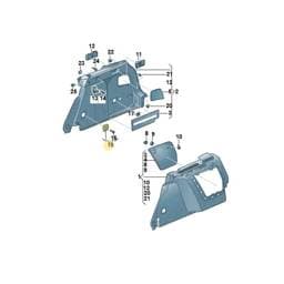 8V0863503B4PK Volkswagen Underbody Trim Cover