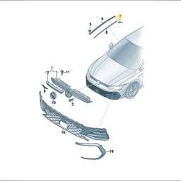N91019701 Volkswagen Pop Rivet