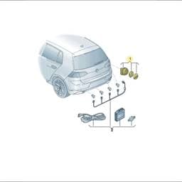 5H1054634 Volkswagen Reversing Camera Bolt