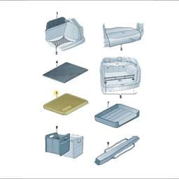 5H0061161 Volkswagen Trunk Liner