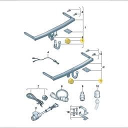 5N0055306 Volkswagen Heat Protection Sleeve