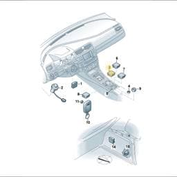 JKV959003B Volkswagen Interior Lighting Switch