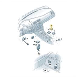 JKV959002B Volkswagen Push Button