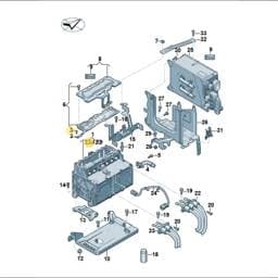 WHT006421 Volkswagen Hexagon Head Bolt