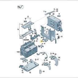 WHT004591 Volkswagen Hex Nut With Washer
