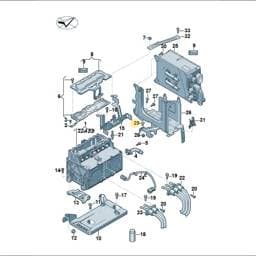N90408504 Volkswagen Riveted Cap Nut