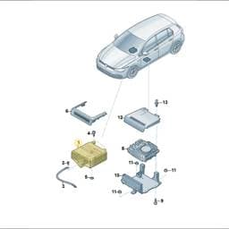 5WA915107B Volkswagen Lithium Battery