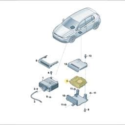 5WA959663A Volkswagen Voltage Converter