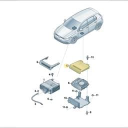 5WA907318 5WA907379DFREP Volkswagen ABS Control Unit Repair Set