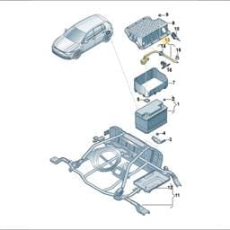 5WA915181H Volkswagen Battery Monitoring Control Unit