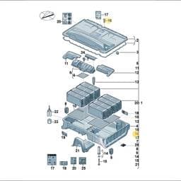 N10676801 Volkswagen Oval Hex Socket Bolt