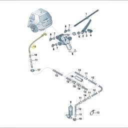 5H0955993 Volkswagen Wiper Nozzle