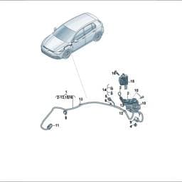 N91290301 Volkswagen Hexagon Collared Bolt
