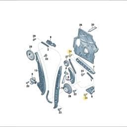 WHT008925 Volkswagen Cylinder Screw