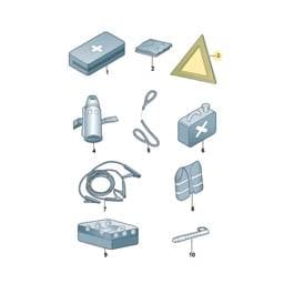 000093055S Volkswagen Warning Triangle