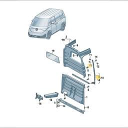 N90230602 Volkswagen Double U-Clip
