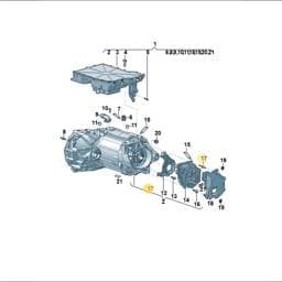 WHT009839 Volkswagen Double Stud