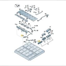 N91261001 Volkswagen Multi-Point Socket Bolt