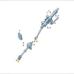 N91128703 Volkswagen Hexagon Socket Head Bolt