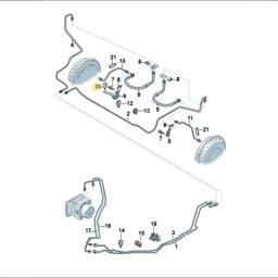 WHT006403 Volkswagen Cable Tie With Bracket
