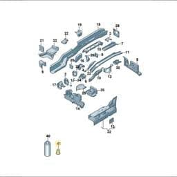 N90831604 Volkswagen Welded Nut