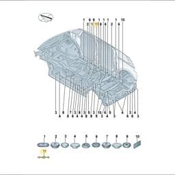 WHT011535 Volkswagen End Cap