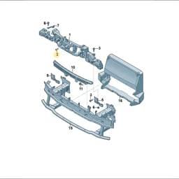 N91097001 Volkswagen Flathead Bolt
