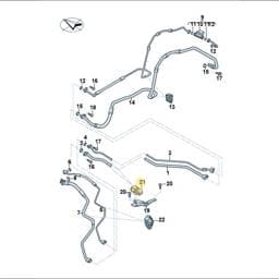 7T0820774 Volkswagen Refrigerant Line Clip