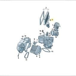 7T0820175 Volkswagen Seal