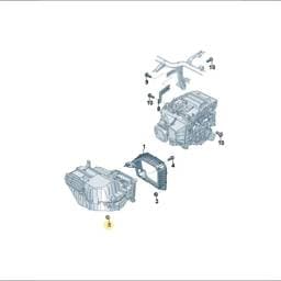 WHT003205B Volkswagen Hex Nut