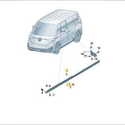 WHT009448 Volkswagen Clip