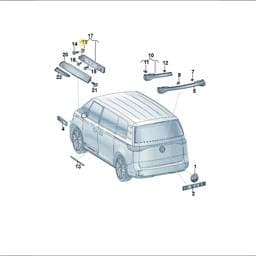 N91279801 Volkswagen Speed Nut