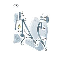 8W6857817 Volkswagen Seat Belt Guide