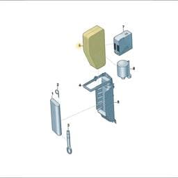 5N0601703A Volkswagen Vehicle Tool Pocket