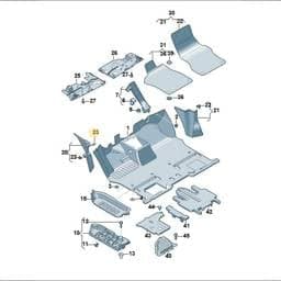 N90985501 Volkswagen Countersunk Bolt