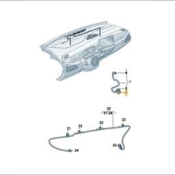 WHT008062 Volkswagen Connector Housing Bracket