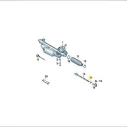 N01116419 Volkswagen Hexagon Nut