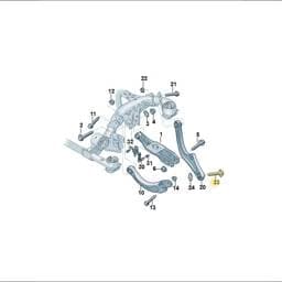 WHT010018 Volkswagen Hexagon Flange Screw