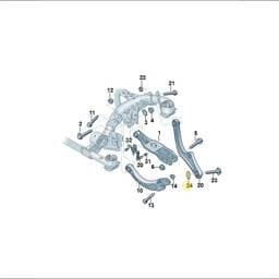 WHT009869 Volkswagen Retaining Washer